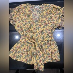 Max Studio Floral Blouse